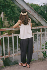 PANTALÓN BOMBACHO SATINADO