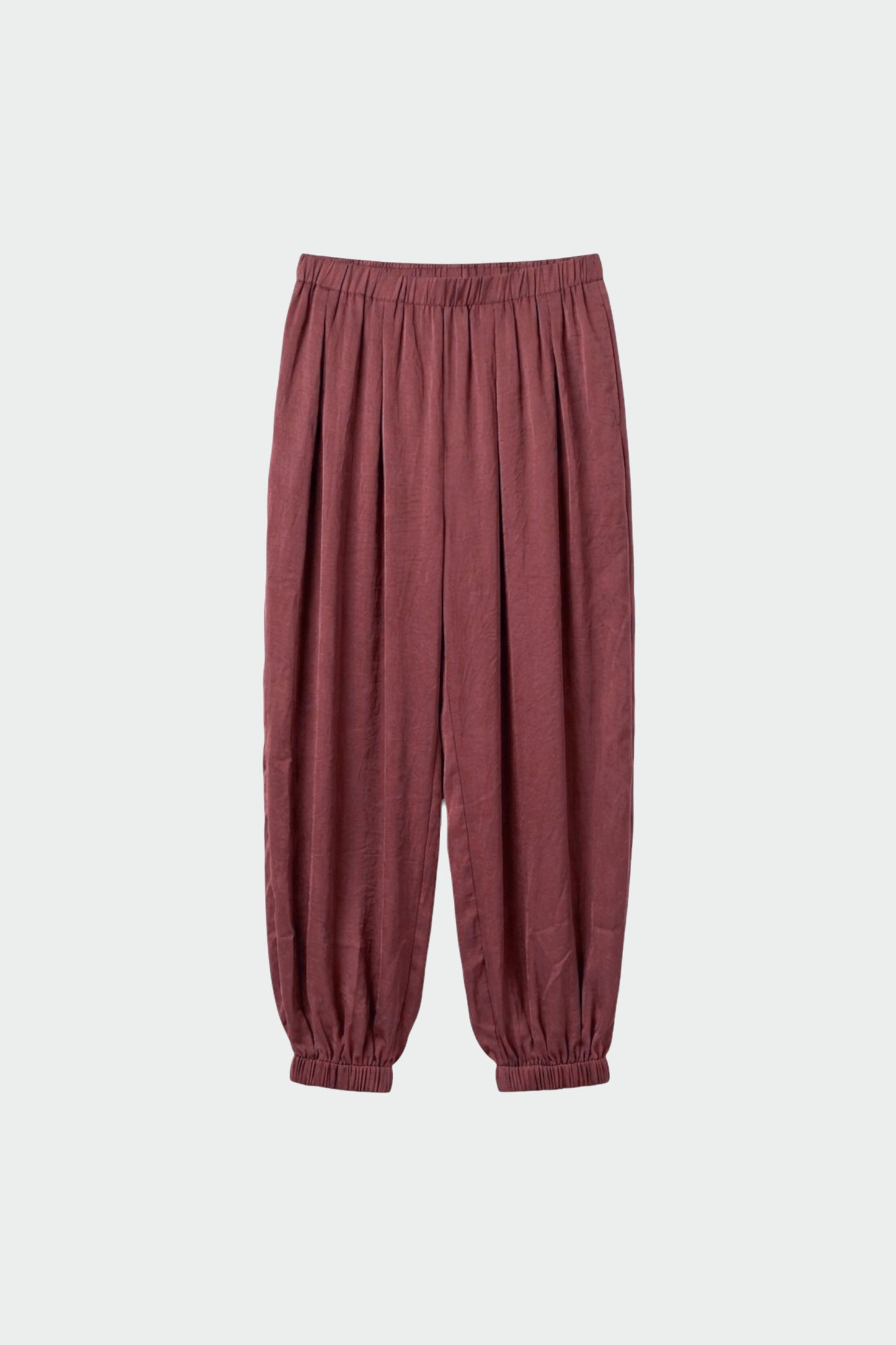 SATIN BALLOON PANTS