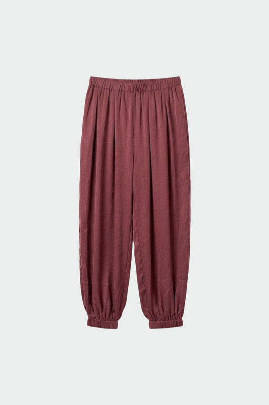 SATIN BALLOON PANTS 5