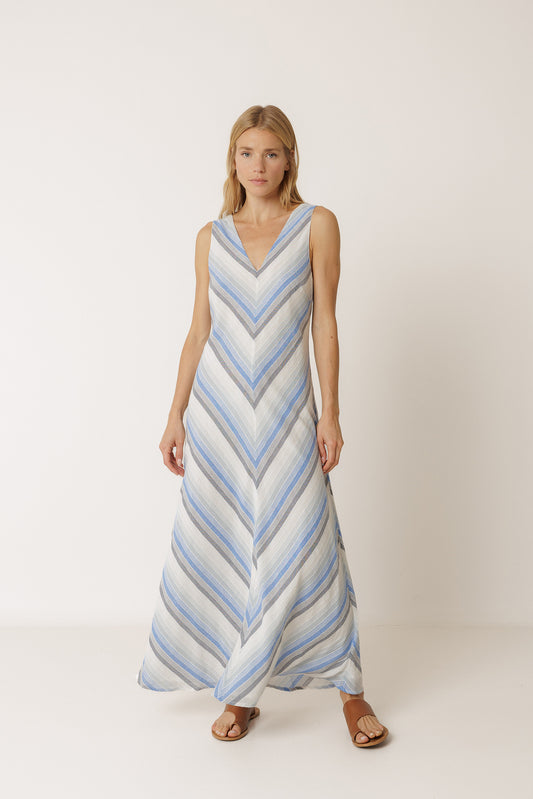 STRIPED MAXI DRESS 1