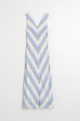 ROBE LONGUE À RAYURES