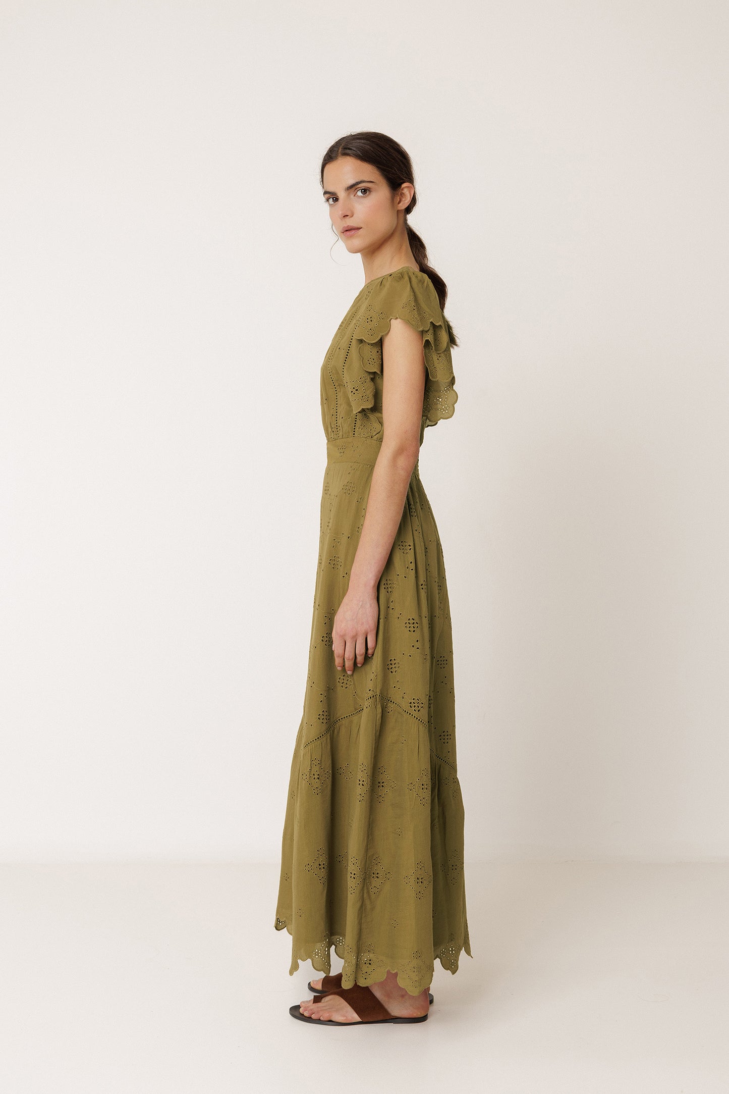 MAXI VESTIDO BORDADO SUIZO