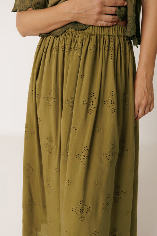 EMBROIDERED MIDI SKIRT 2