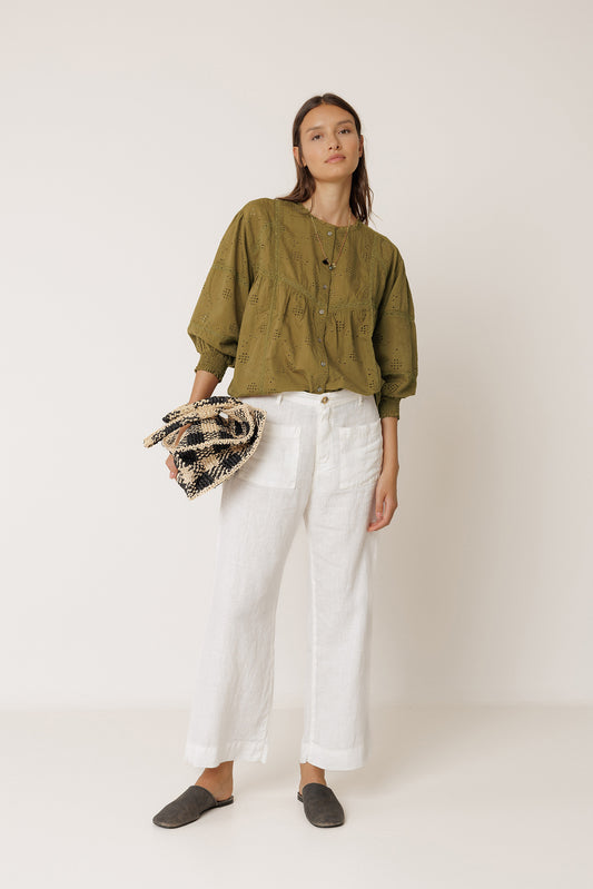 SHIRT WITH SCHIFFLI EMBROIDERY 3