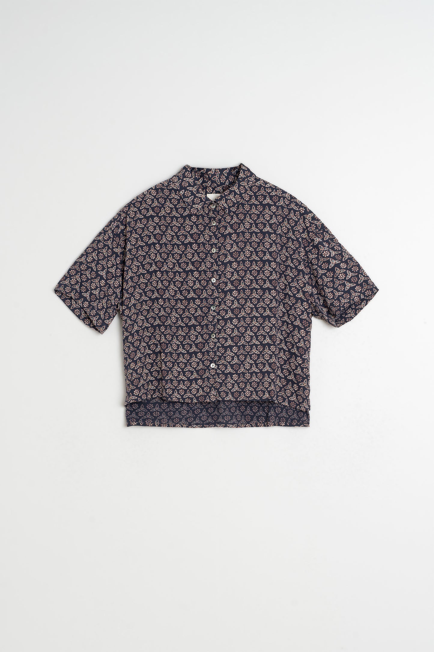 OVERSIZE BLOCK-PRINT SHIRT
