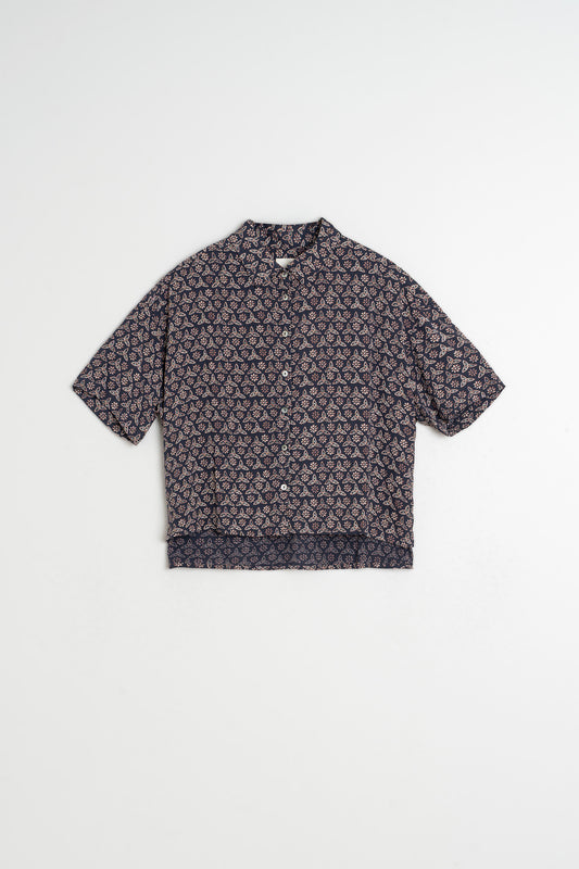OVERSIZE BLOCK-PRINT SHIRT 5