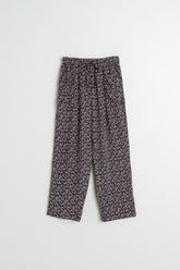 FLOWY BLOCK-PRINT PANT