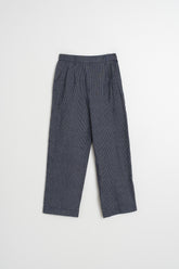 PLEATED PINSTRIPE TROUSER