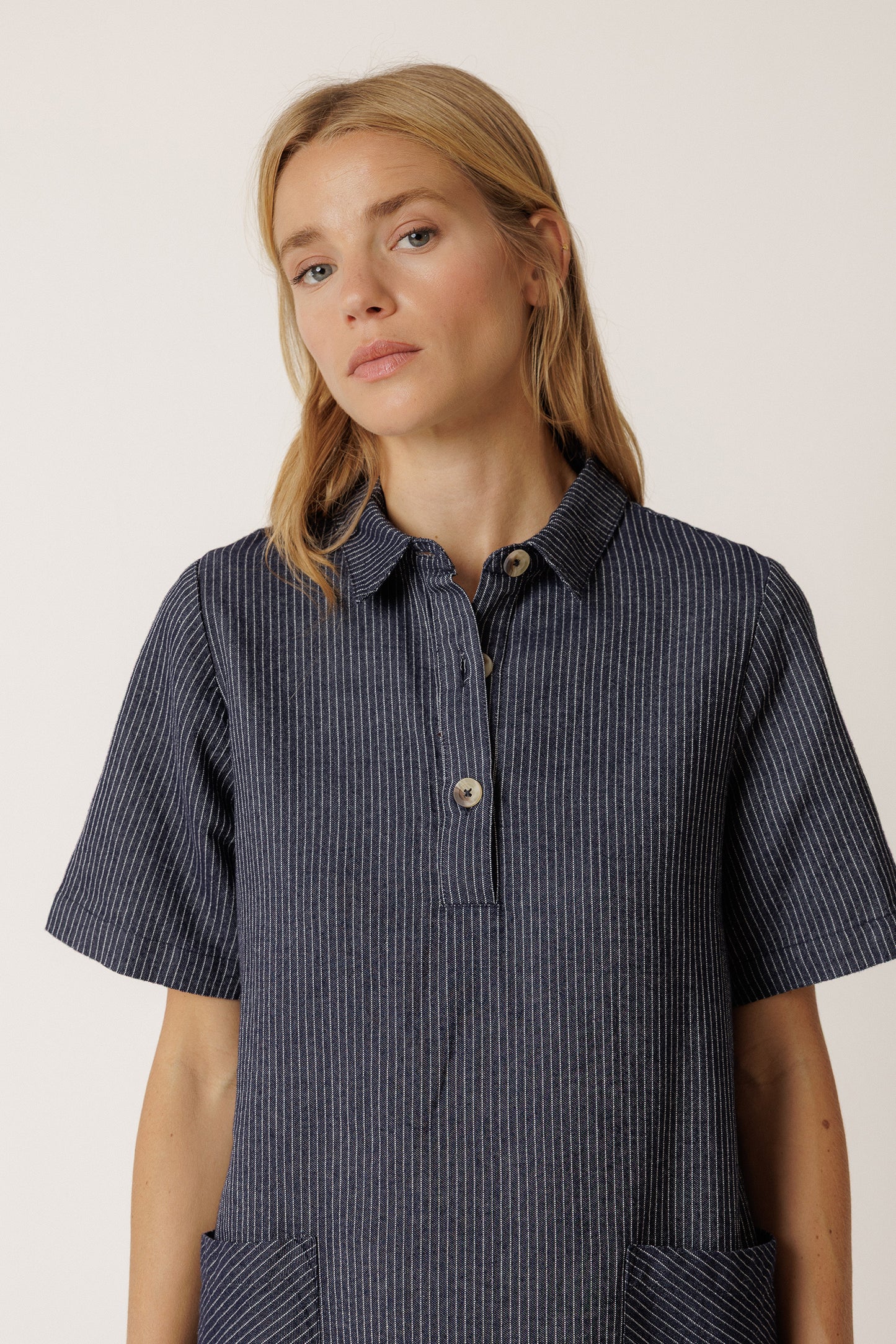 POLO-COLLAR DRESS
