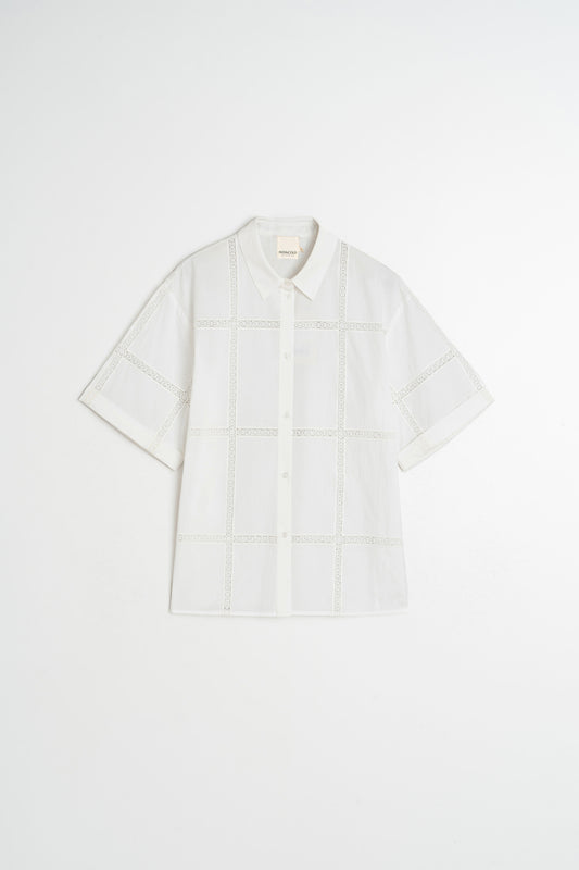 LACE POPLIN SHIRT 5
