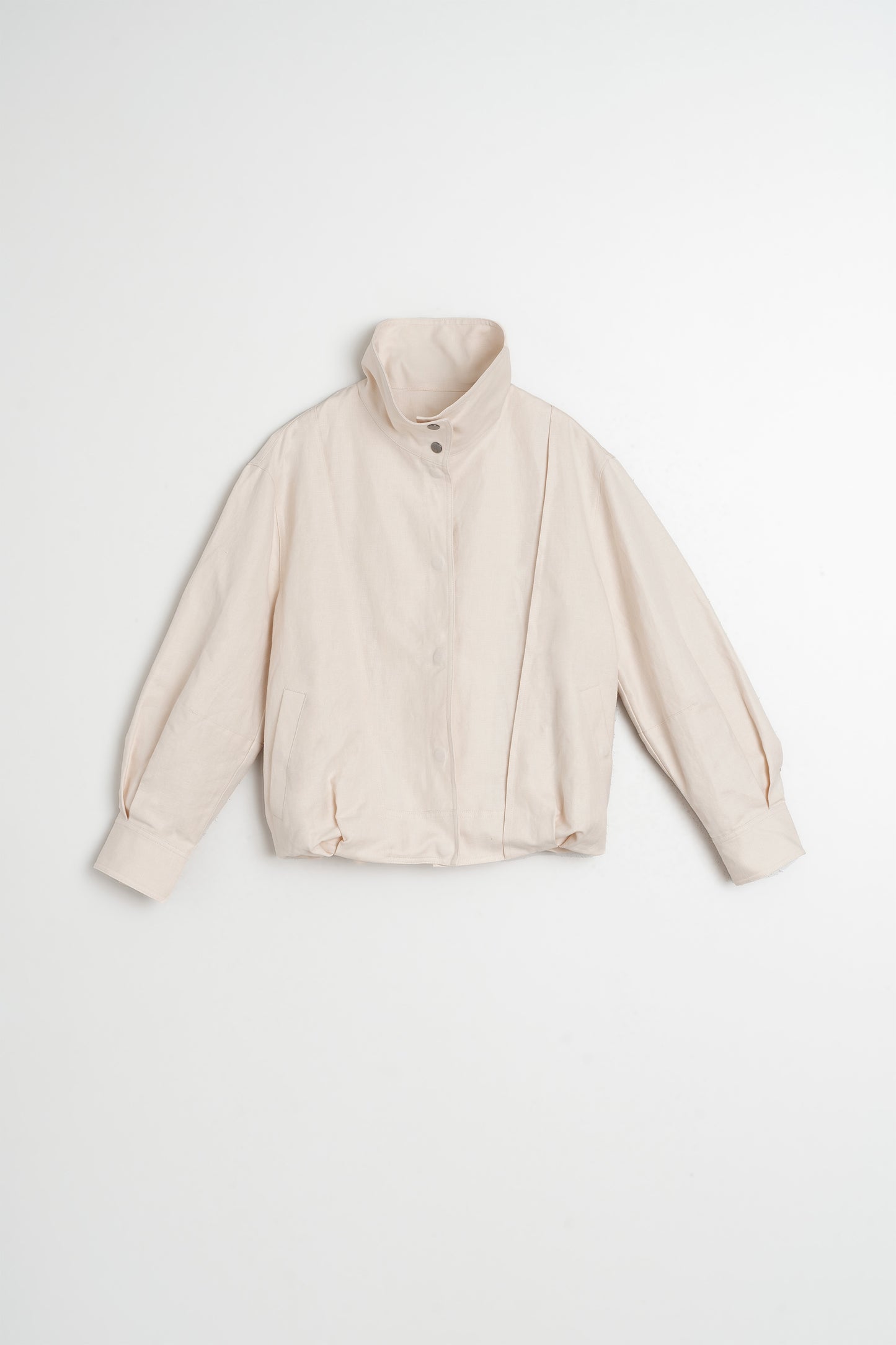 COTTON LINEN BOMBER