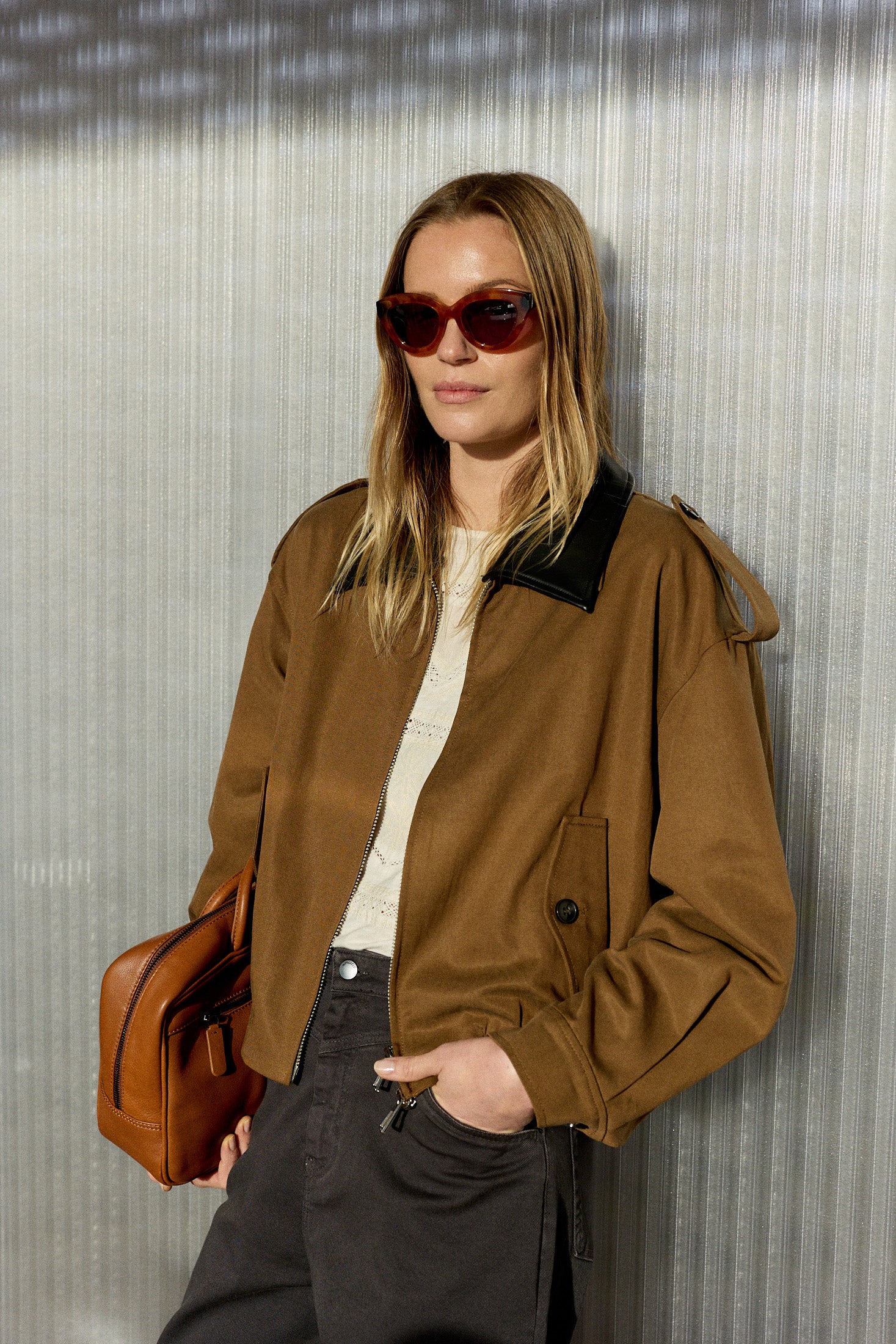 NTN 25AW BETA BOMBER JACKET MA-1 1 茶 CAZADORA BOMBER LYOCELL | INDI&COLD