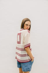 CAMISA CROCHET BICOLOR