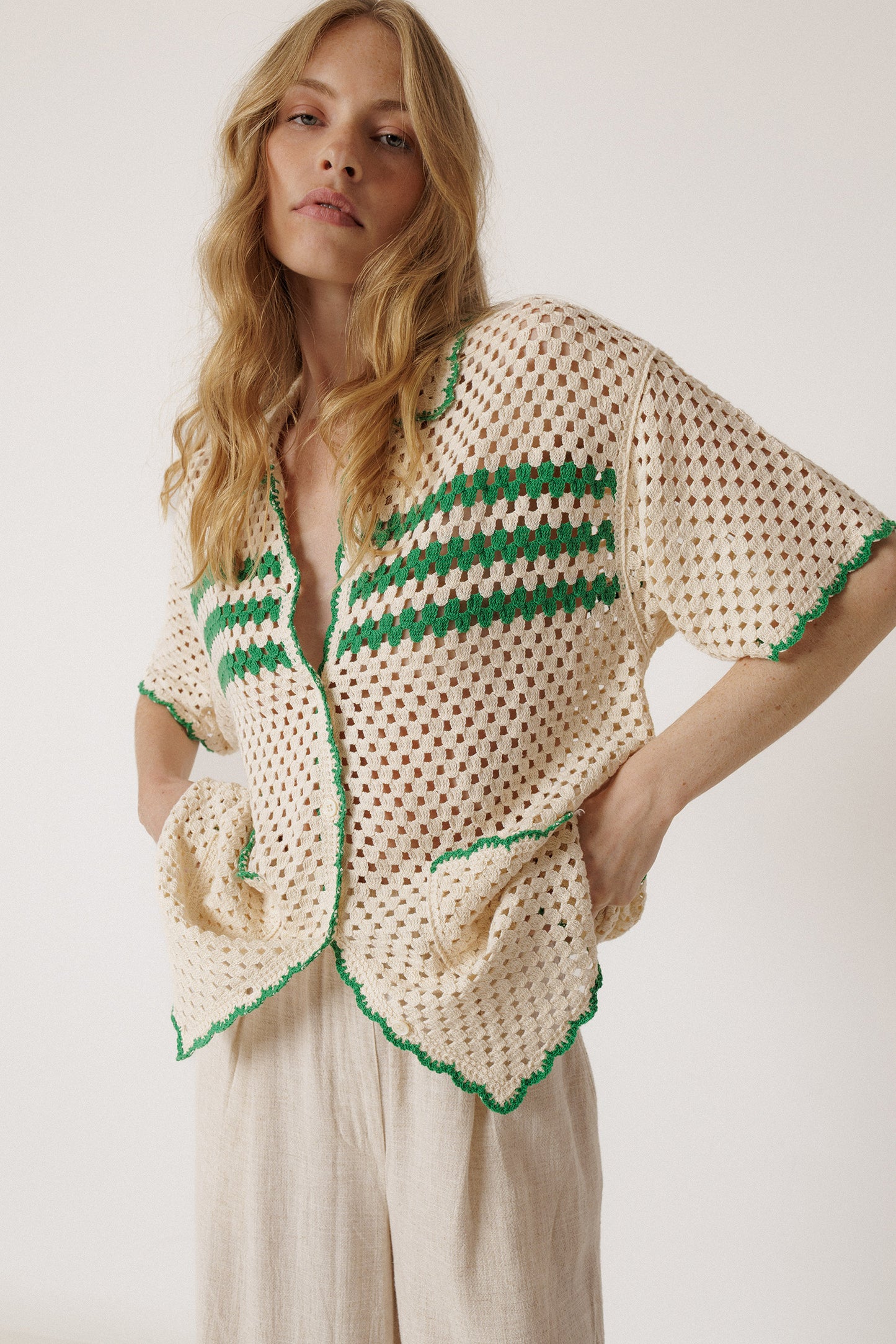 CAMISA CROCHET RETRO