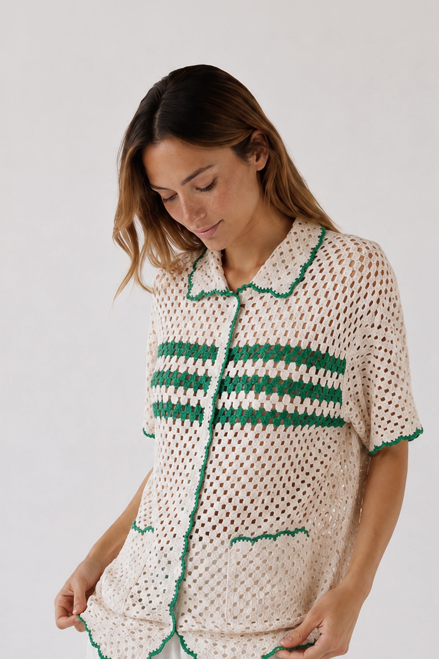RETRO CROCHET SHIRT