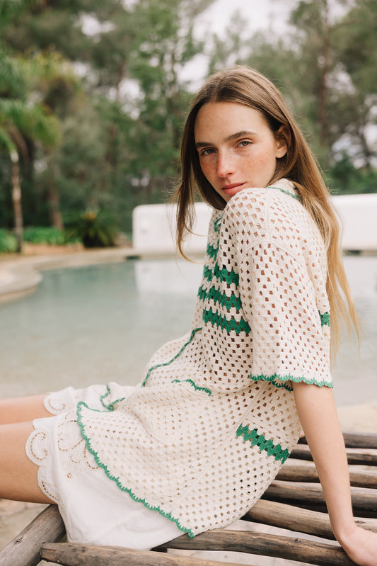 RETRO CROCHET SHIRT 4