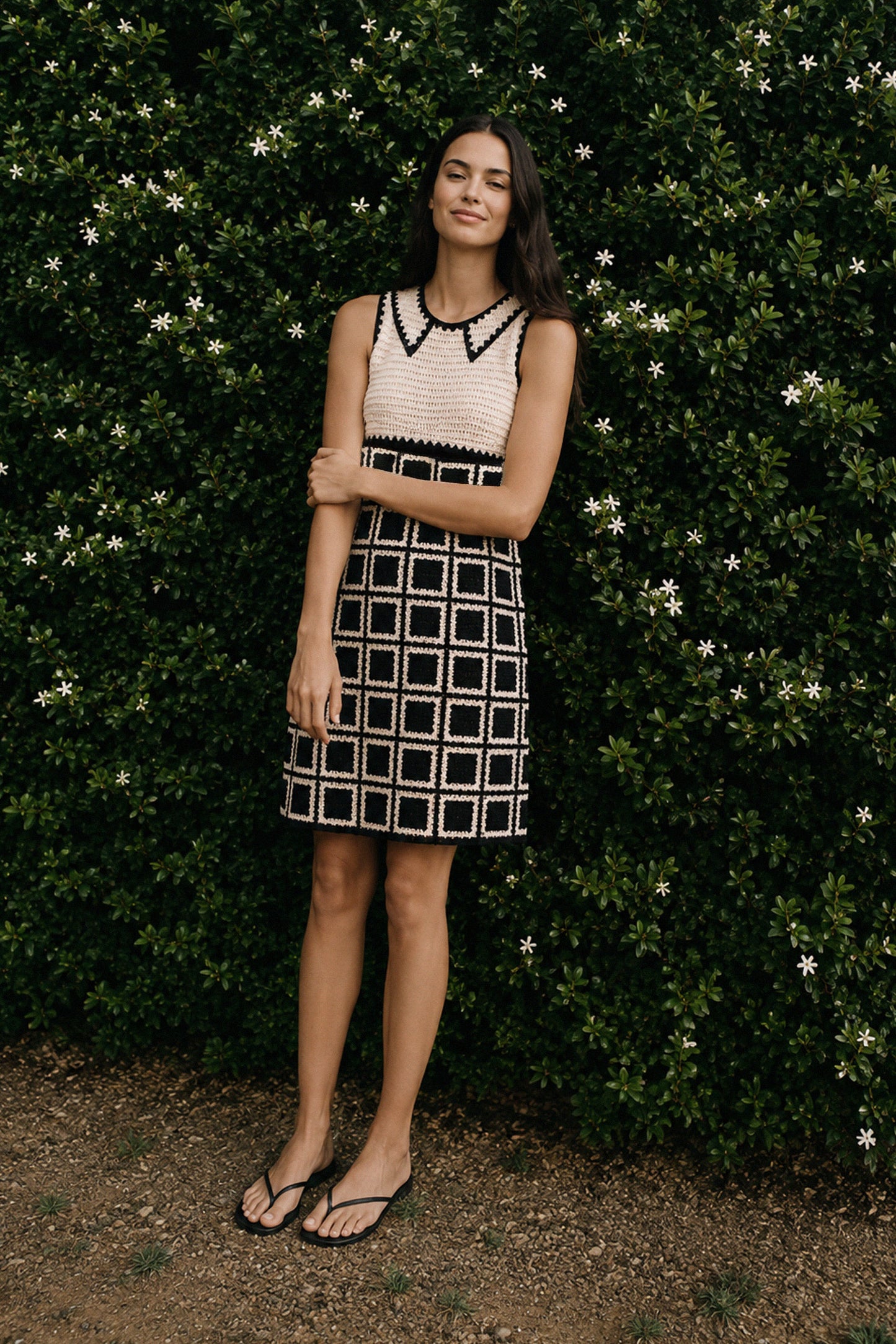 CROCHET MINI DRESS
