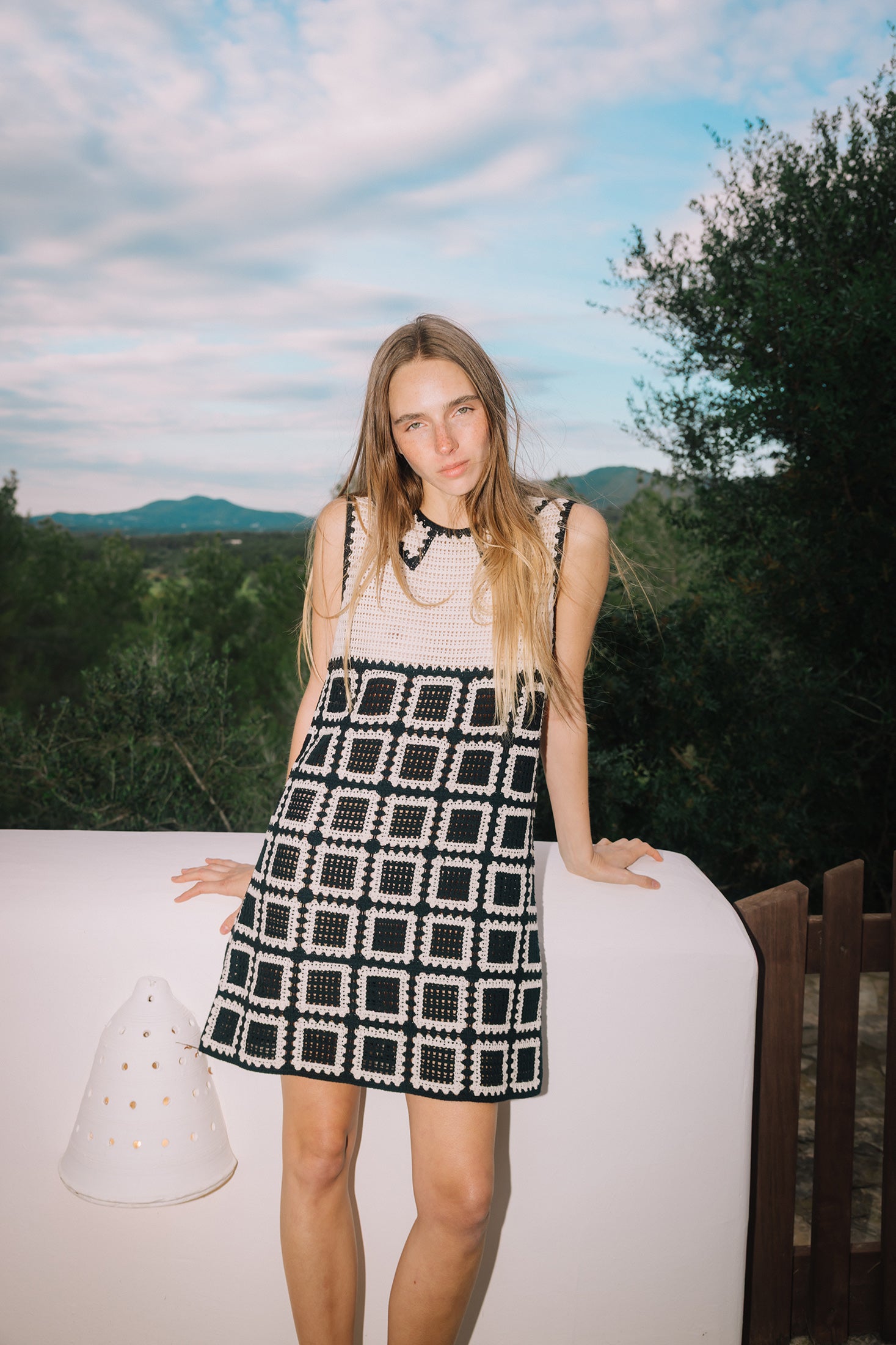 CROCHET MINI DRESS | INDI&COLD