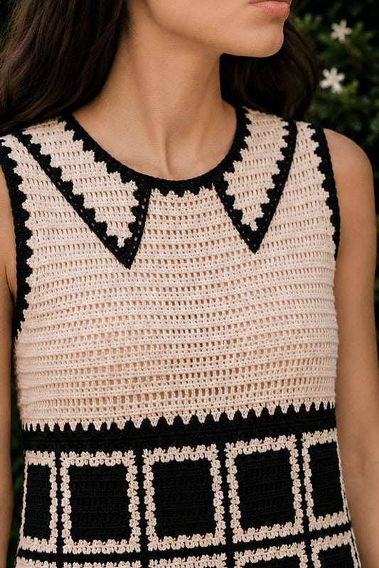 CROCHET MINI DRESS 2