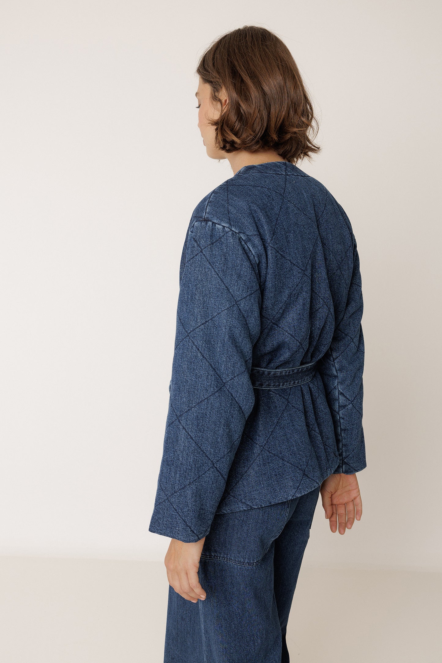 QUILTED KIMONO JACKET
