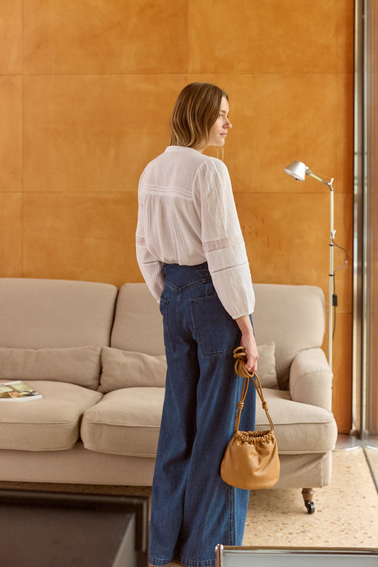 WIDE-LEG DENIM PANT 4