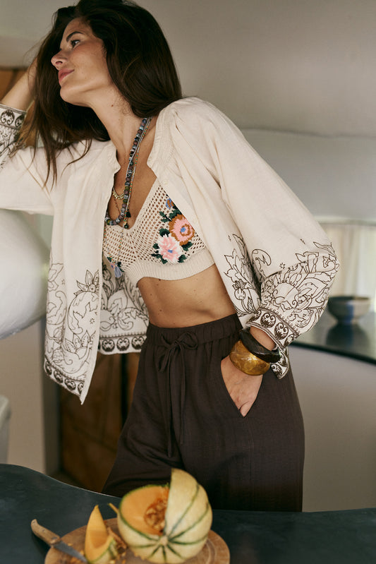 PANTALON FLUIDE AVEC CORDON 3