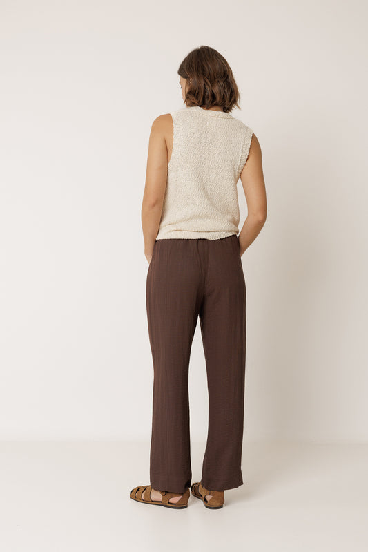 PANTALON FLUIDE AVEC CORDON 4