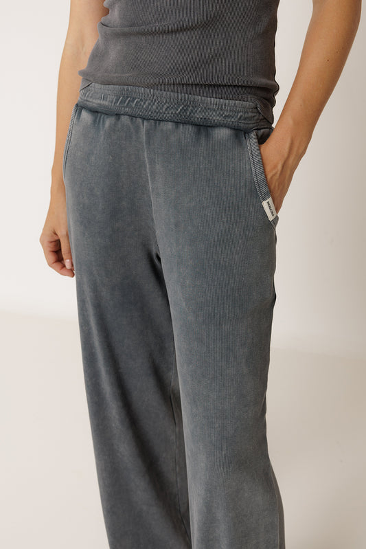 WIDE RIBBED PANT 2