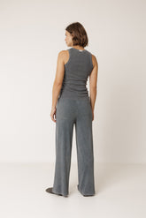 WIDE RIBBED PANT