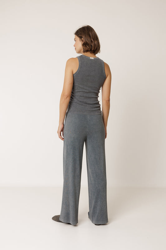 WIDE RIBBED PANT 3