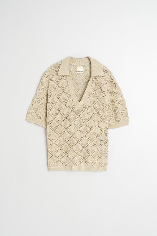 OPEN-KNIT POLO 5