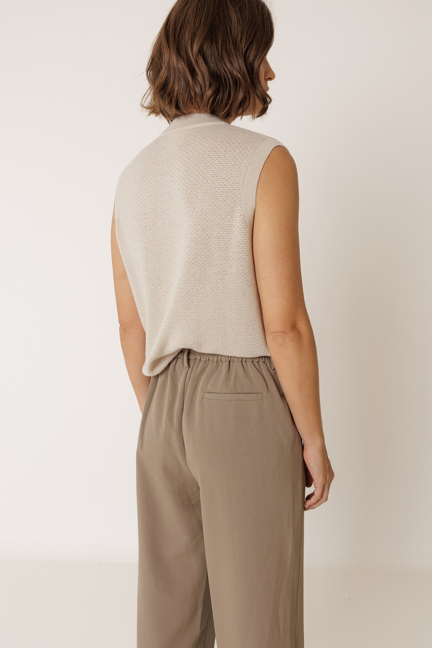 CHALECO DE PUNTO DE ARROZ