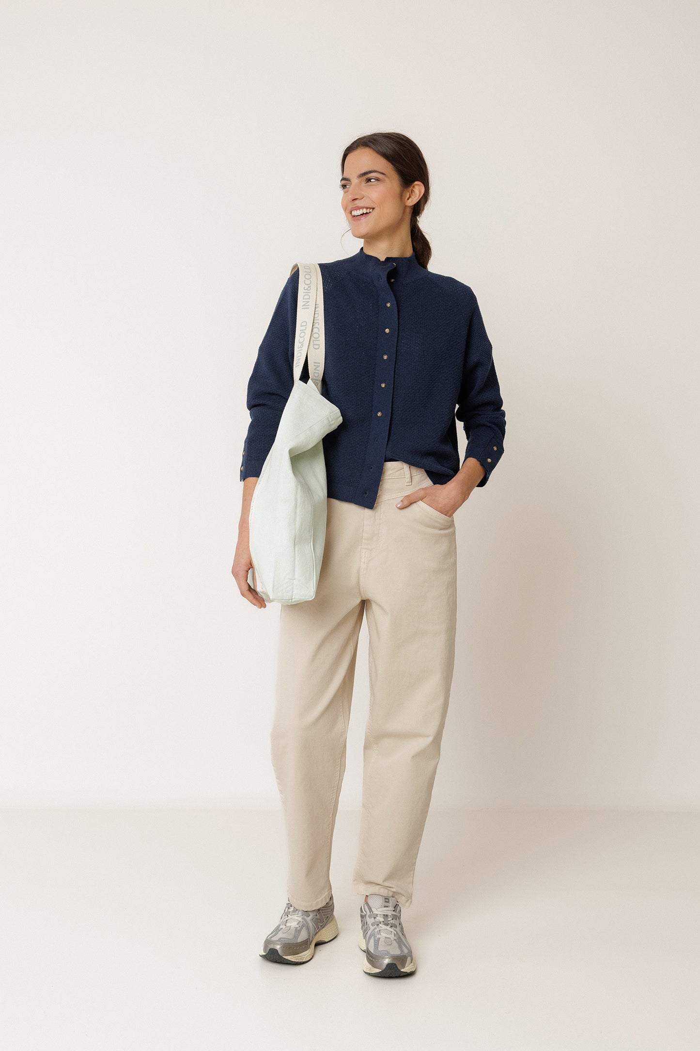 GILET AU POINT DE RIZ