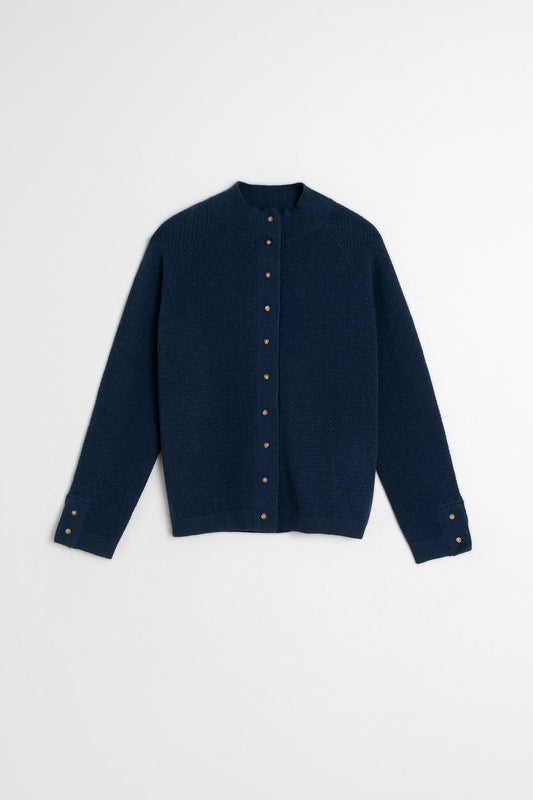 GILET AU POINT DE RIZ 5