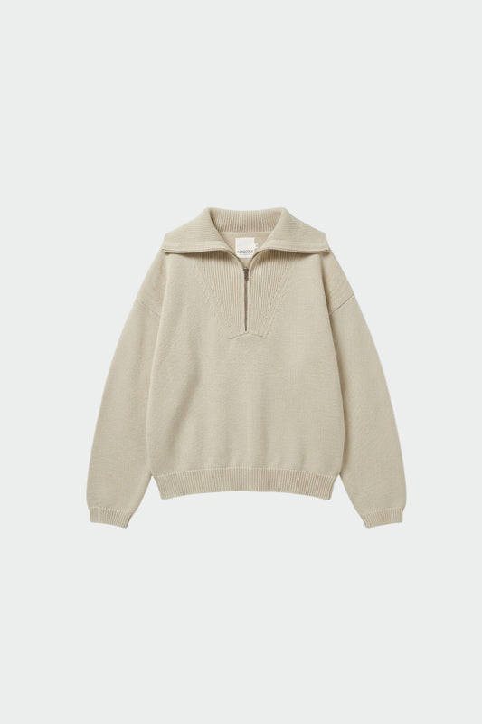 COTTON ZIP-UP SWEATER 5