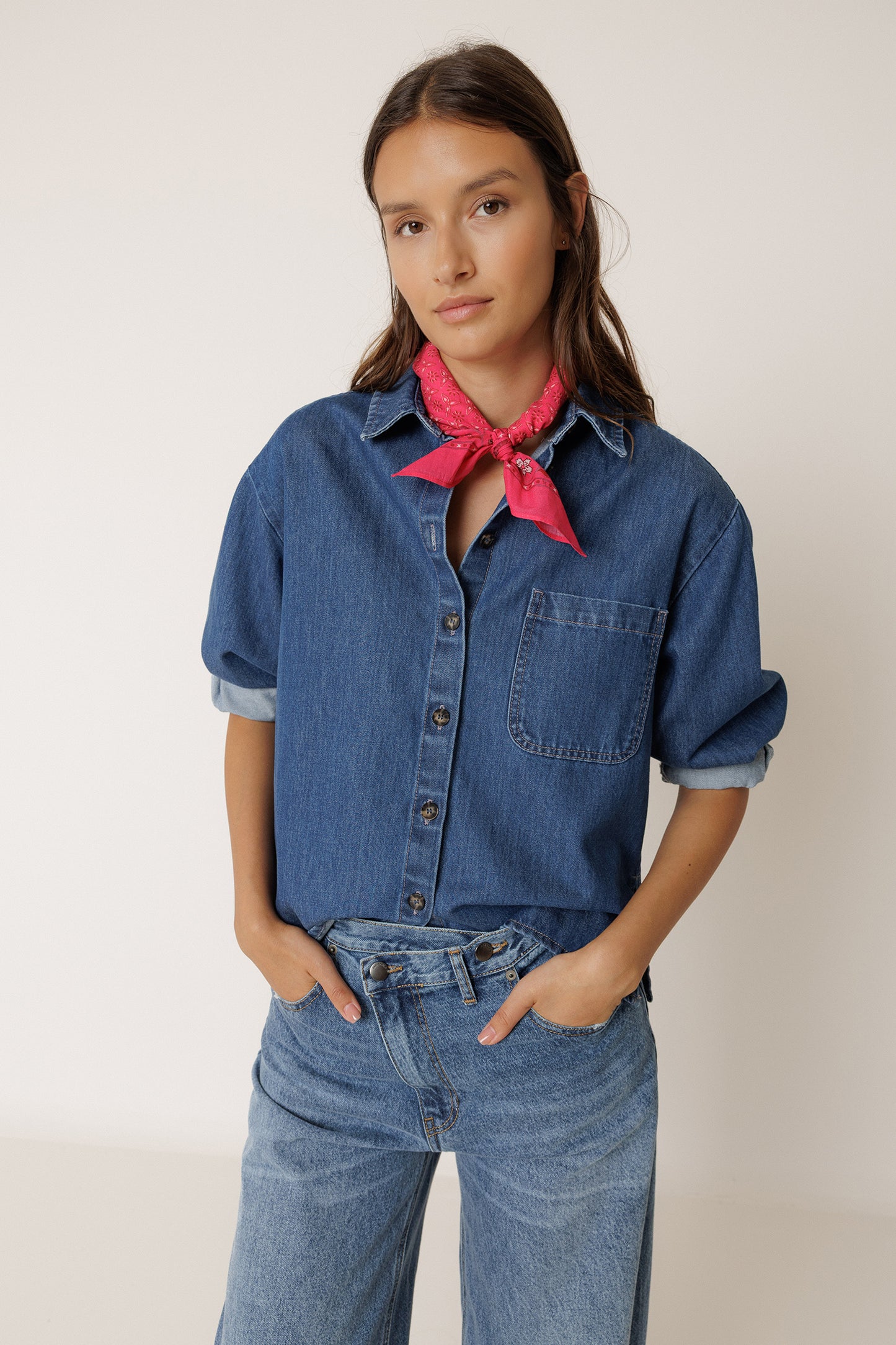 BLOCK-PRINT HANDKERCHIEF