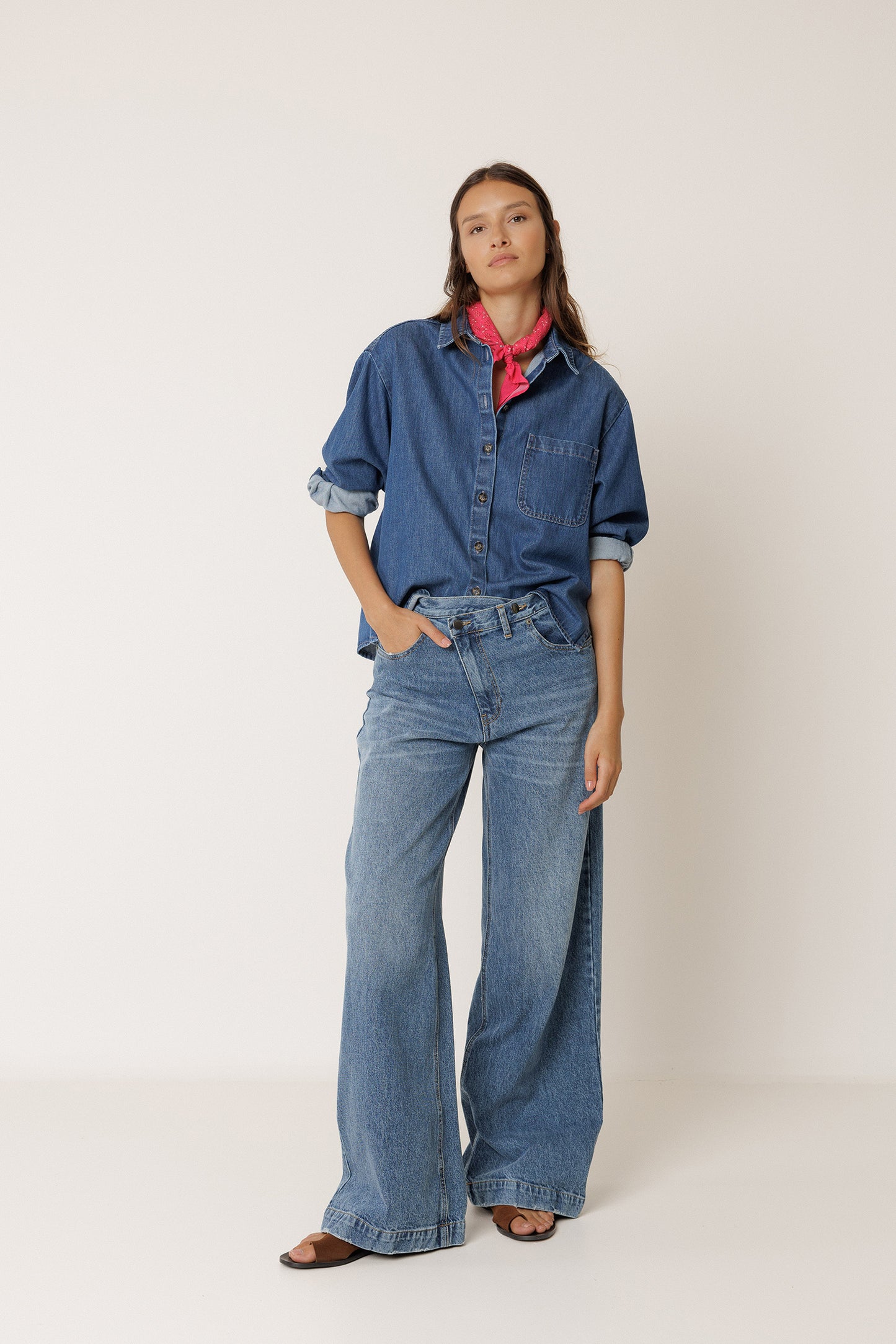 BLOCK-PRINT HANDKERCHIEF