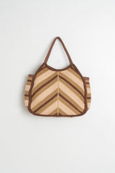 HERRINGBONE SHOPPER BAG