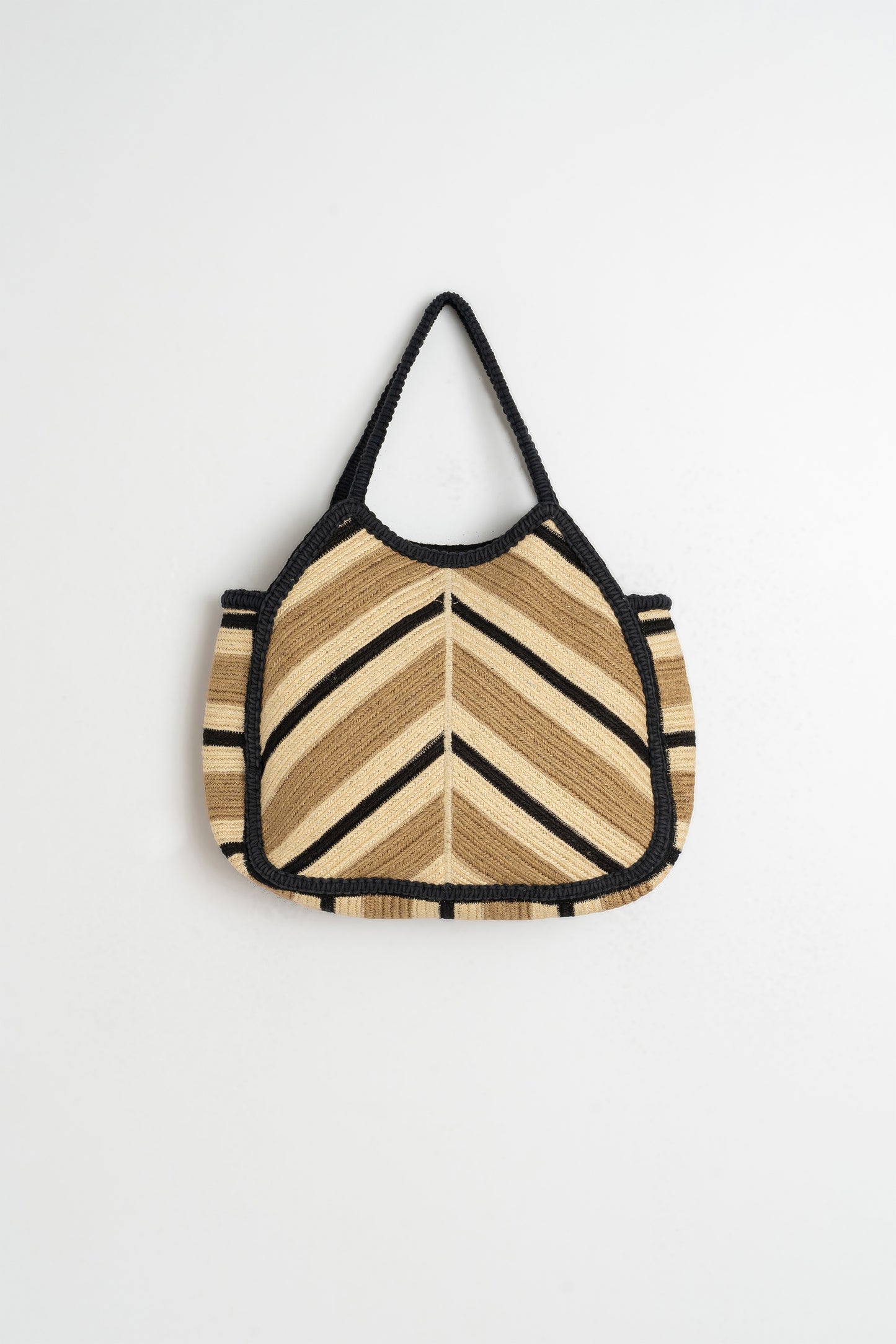 HERRINGBONE SHOPPER BAG