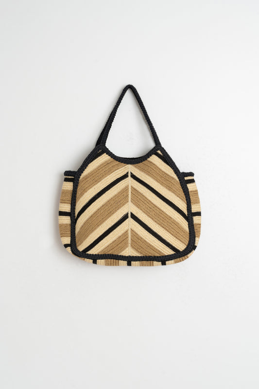 HERRINGBONE SHOPPER BAG 2