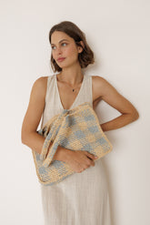 RAFFIA SHOPPER BAG