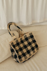 RAFFIA SHOPPER BAG