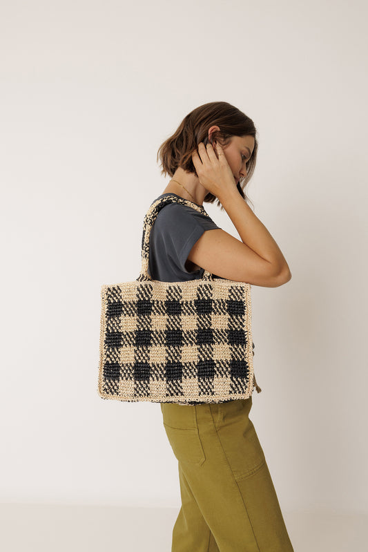 RAFFIA SHOPPER BAG 3