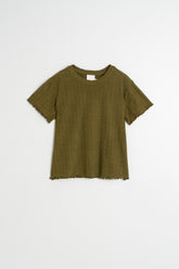 CAMISETA CROPPED RIB