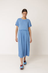 VESTIDO MIDI COMBINADO