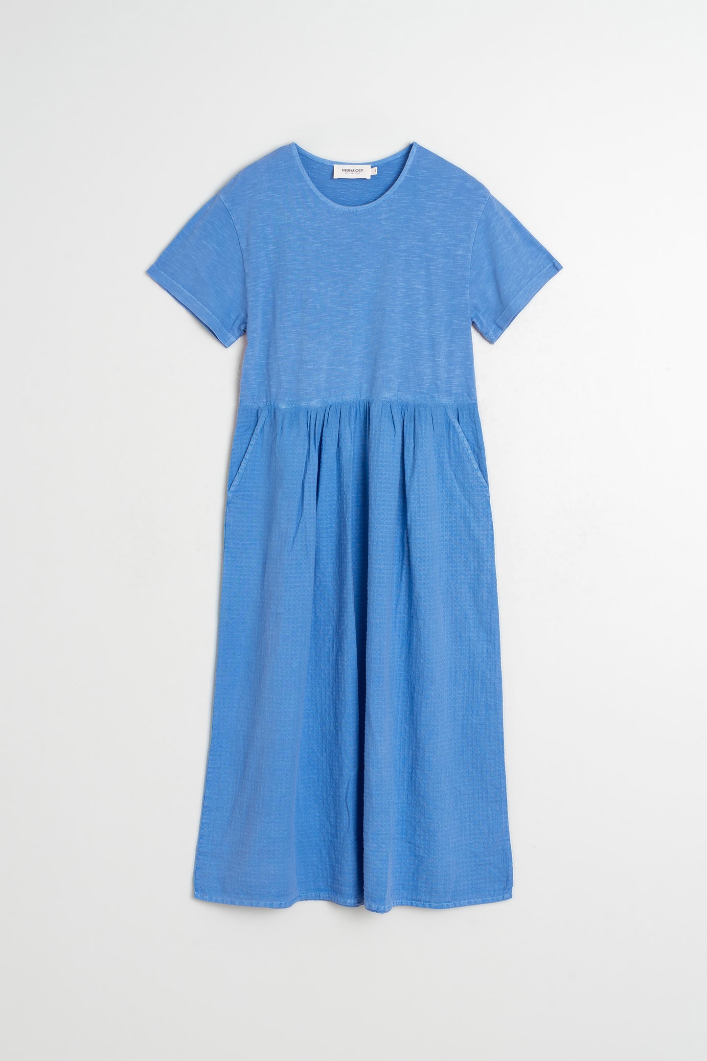 COMBINATION MIDI DRESS