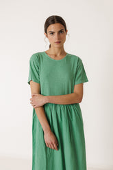 VESTIDO MIDI COMBINADO