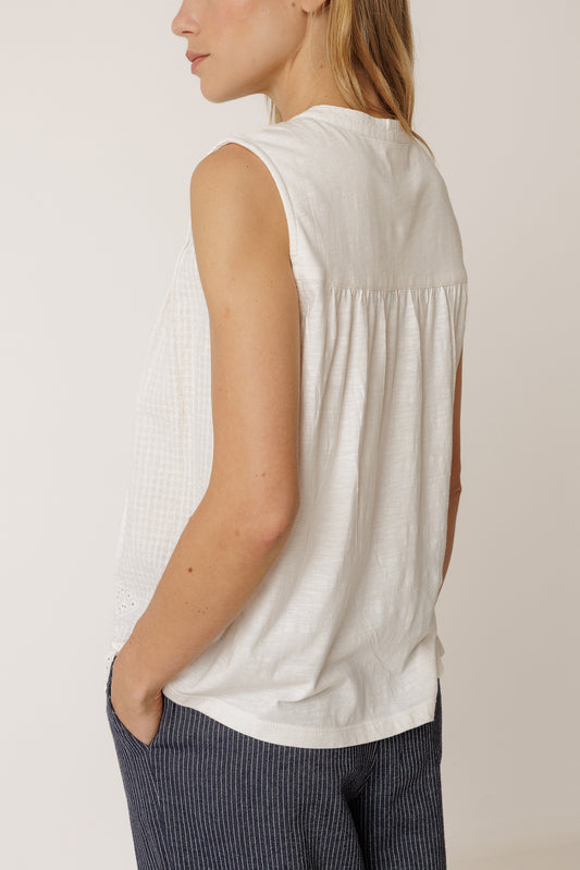 COMBINATION EMBROIDERED TEE 4