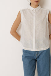 COMBINATION EMBROIDERED TEE