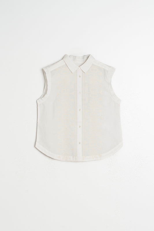 COMBINATION EMBROIDERED TEE 5